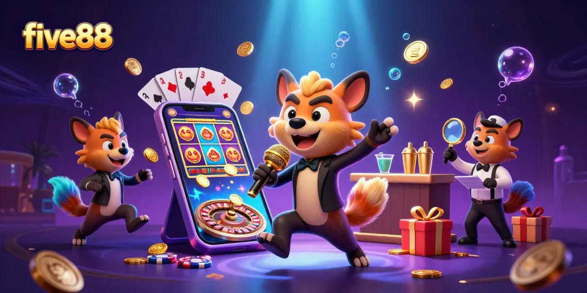Experience thrilling gaming at five88 with hyenas bringing fun and excitement to the casino scene.