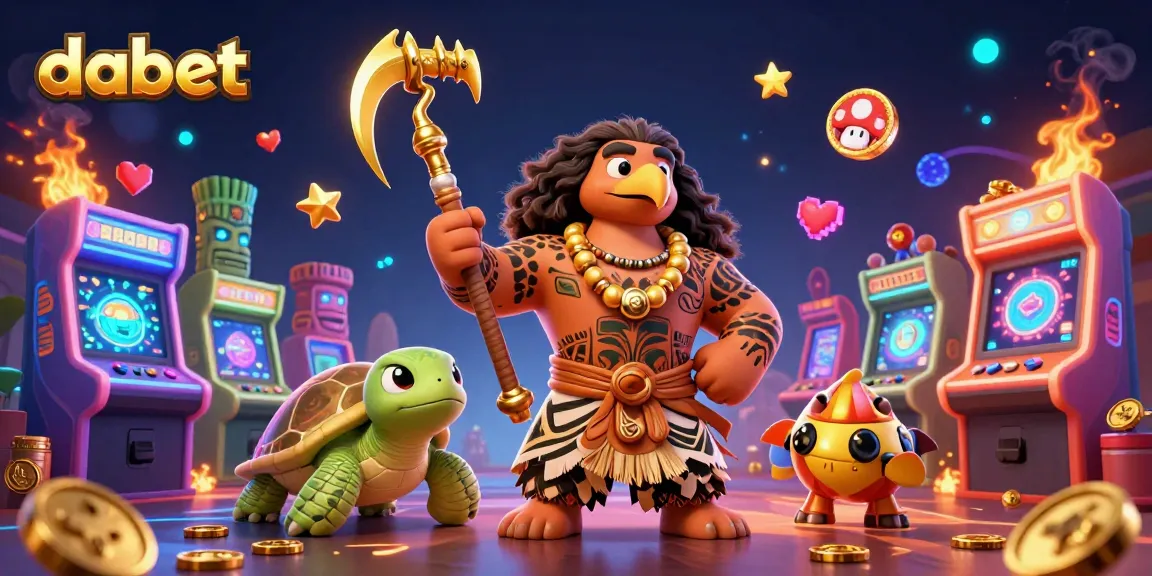 Dabet offers exciting gaming adventures with thrilling characters engaging in vibrant casino activities.