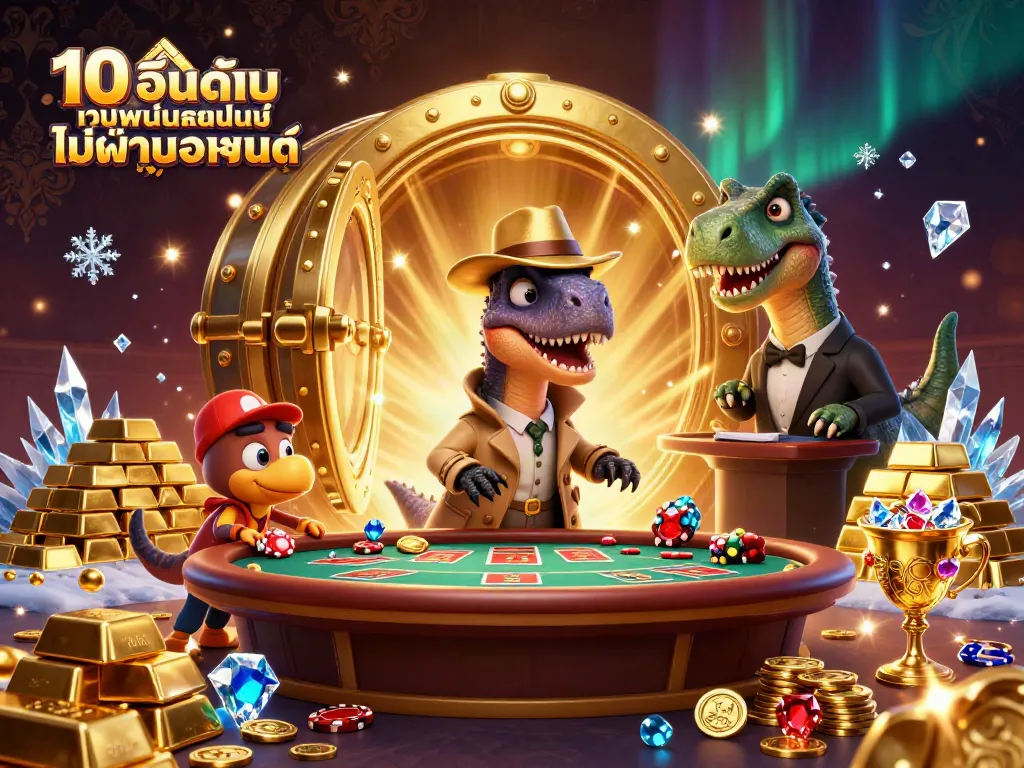 10 อันดับ เว็บพนันออนไลน์ ไม่ผ่านเอเย่นต์ แสดงภาพการ์ตูนคาสิโน 3D ที่น่าสนใจ
