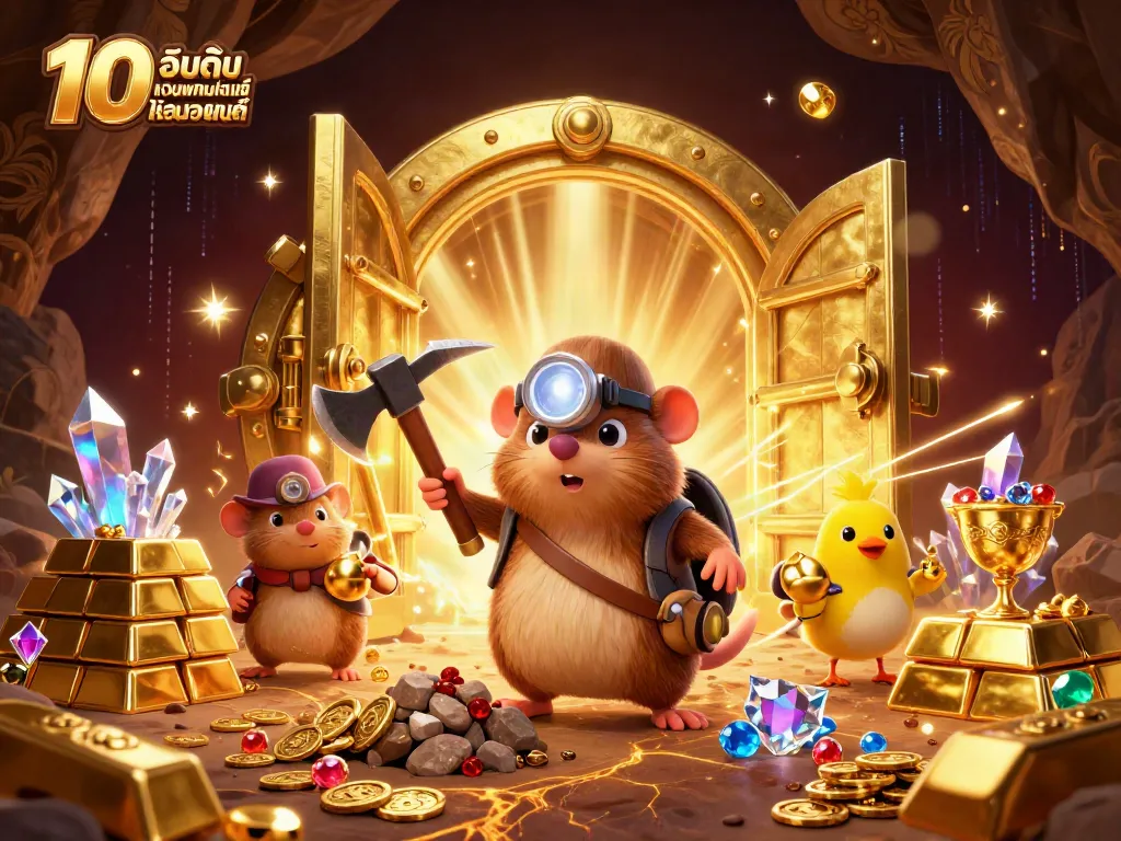 10 อันดับ เว็บพนันออนไลน์ ไม่ผ่านเอเย่นต์ แสดงภาพ 3D การขุดทองและอัญมณีจากมอลล์