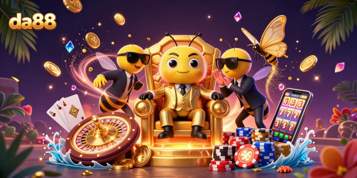 Experience the thrill of da88's online games featuring dazzling casino elements and vibrant characters.