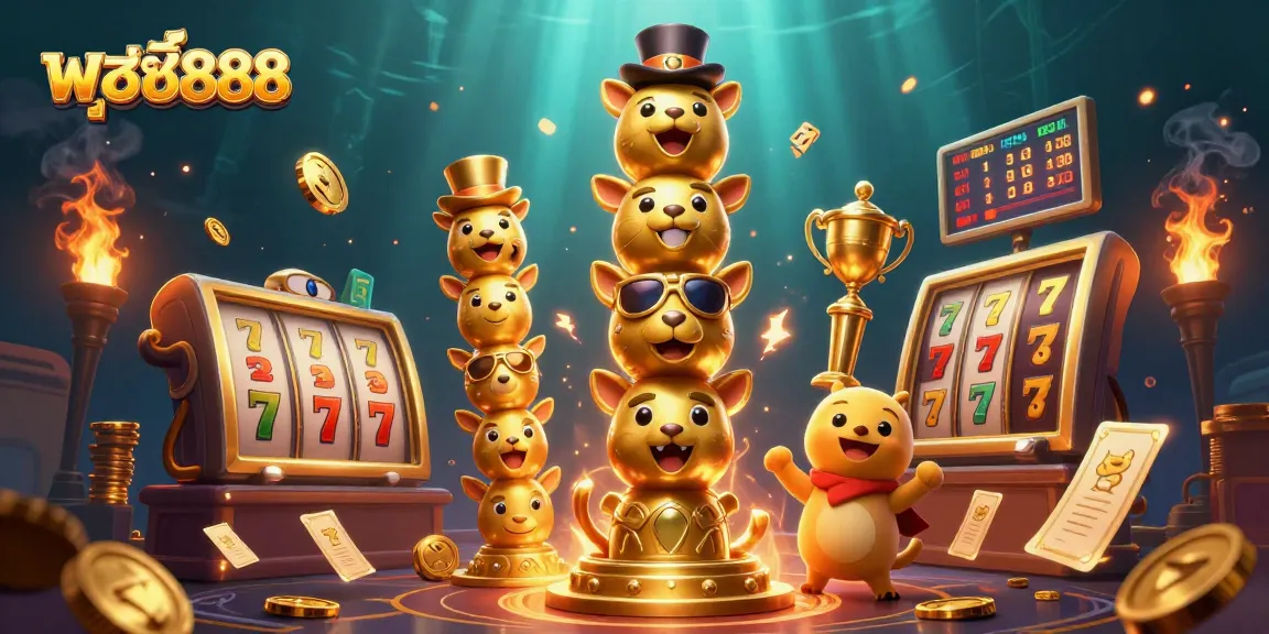 Experience the thrill of winning big with พุซซี่888 in this vibrant, dynamic casino scene.