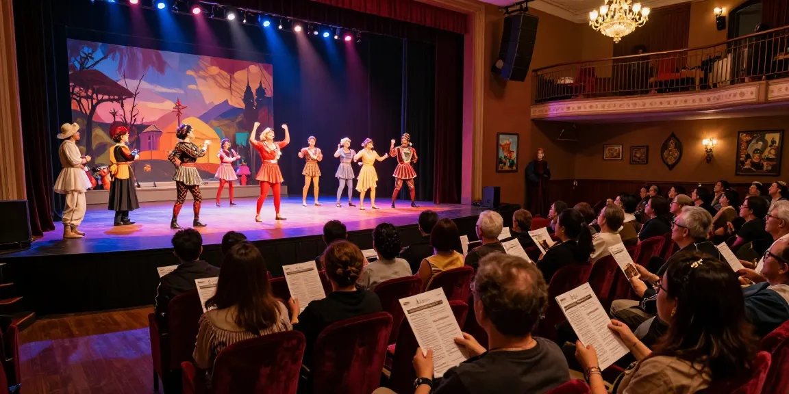 Audience captivated by rokok88 performance in vibrant modern theatre setting.