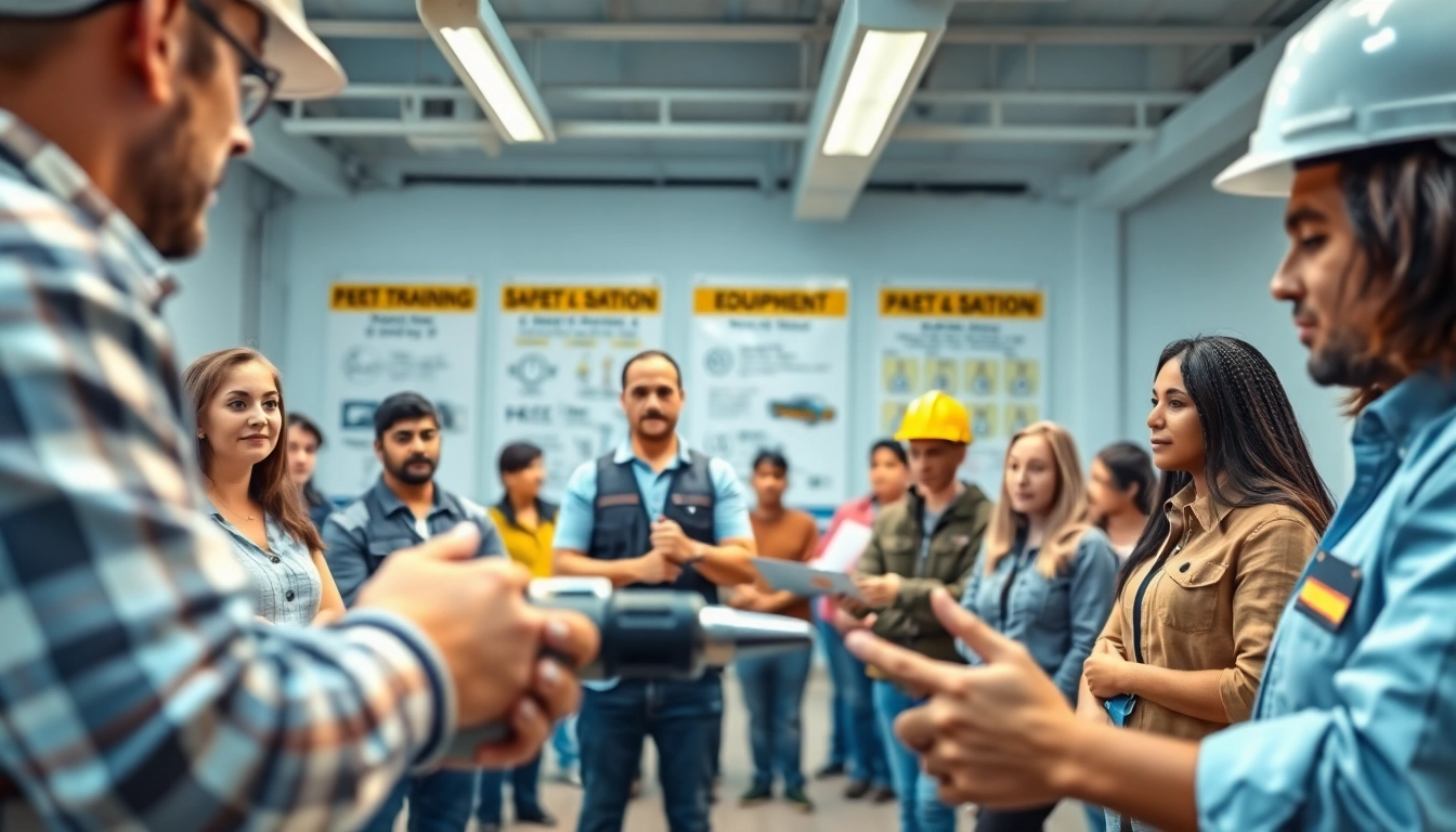 Engage in construction training programs with hands-on instruction and diverse participation.