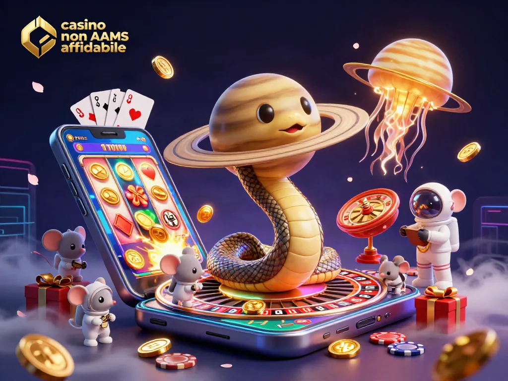 Scopri i migliori giochi con casino non AAMS affidabile, tra slot e roulette con l'illustrativo 3D.