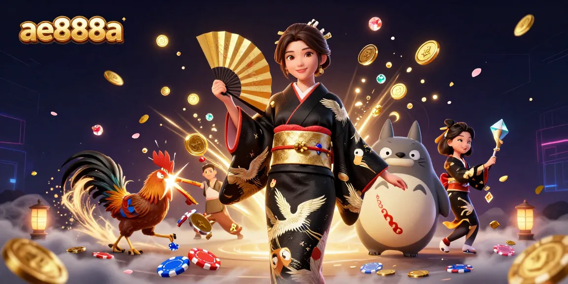 Experience excitement and action with ae888a cockfighting featuring 3D characters and dynamic elements.