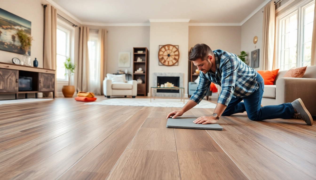 Enhance your space with flooring near me, featuring beautifully laid luxury vinyl in a cozy home.