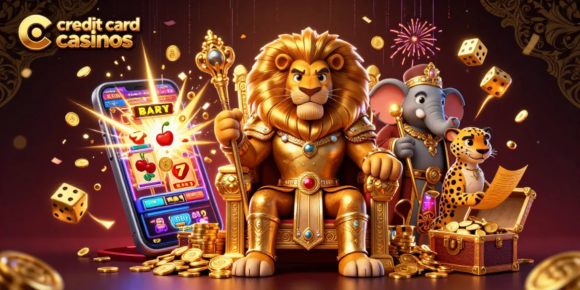 Engage with top credit card casinos featuring dynamic characters, winning slots, and vibrant casino action.