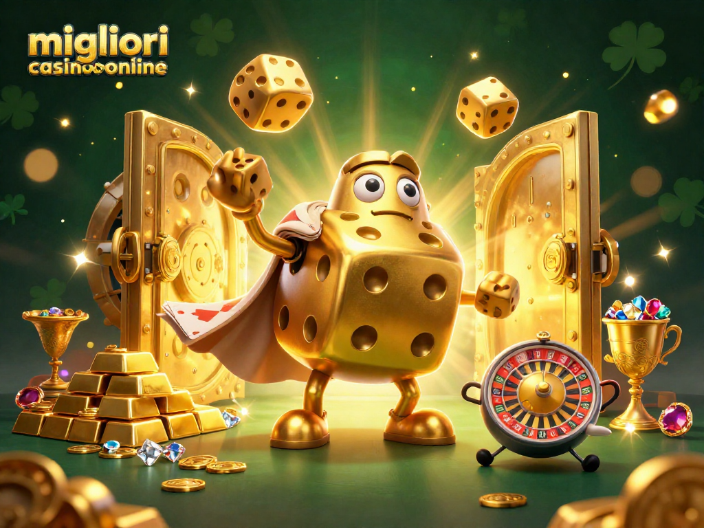 Gioca nei migliori casino online scoprendo bonus e vincite con il dolce suono dei dadi dorati.