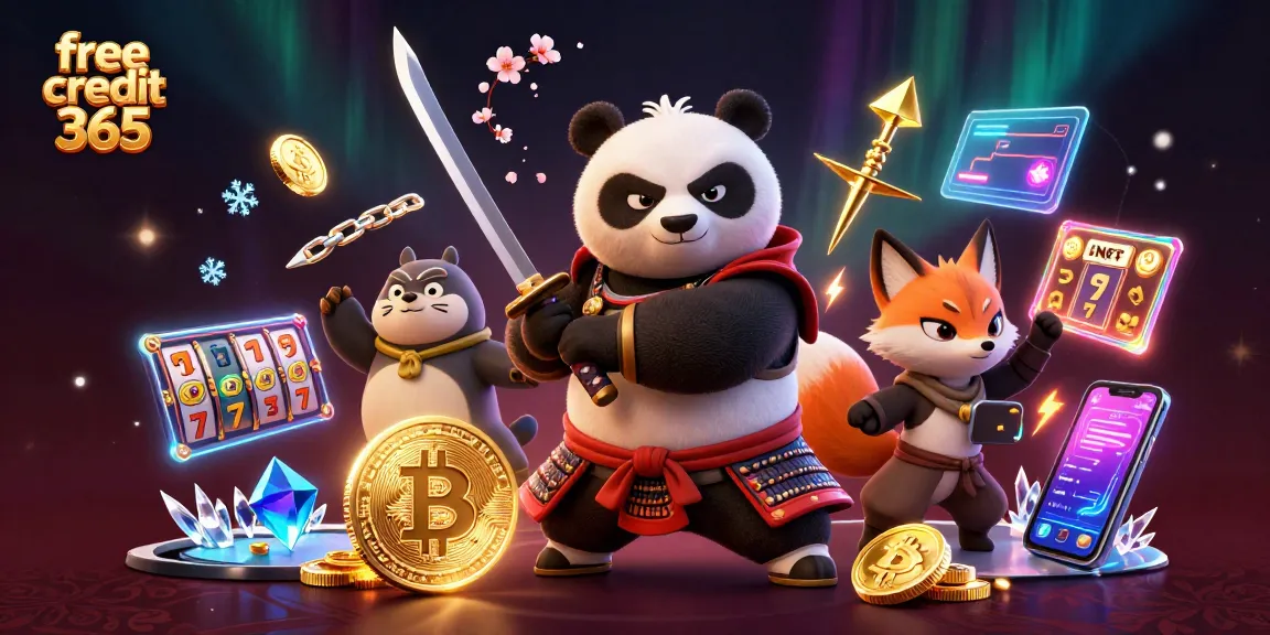 Experience thrilling adventures with free credit 365 as vibrant characters engage in exciting casino action.