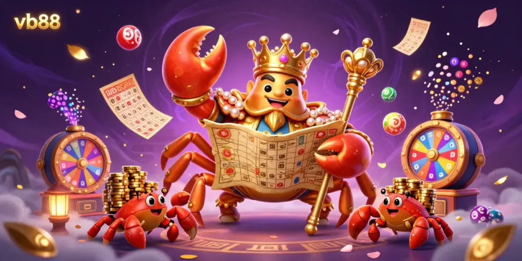 Experience winning strategies with vb88 in this vibrant 3D casino illustration showcasing gaming excitement.