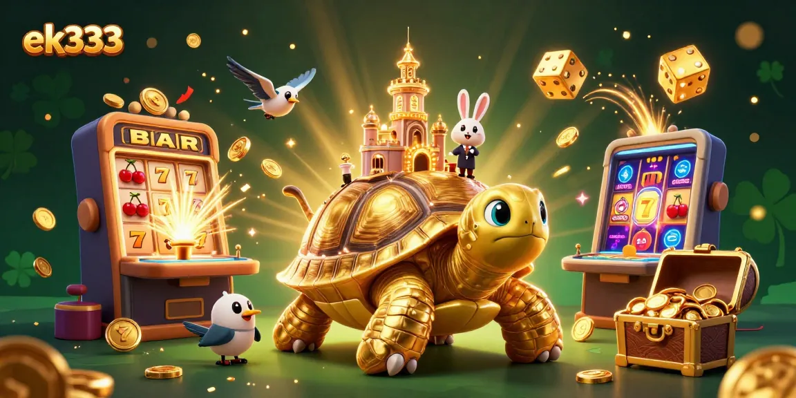 Spin the reels at ek333 with an enchanting casino scene full of vibrant game action and big wins!