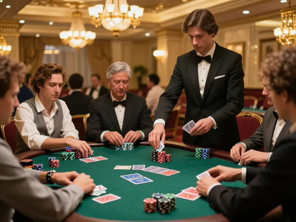 Engaging poker game at 789 Club, players strategizing while enjoying a sophisticated atmosphere.