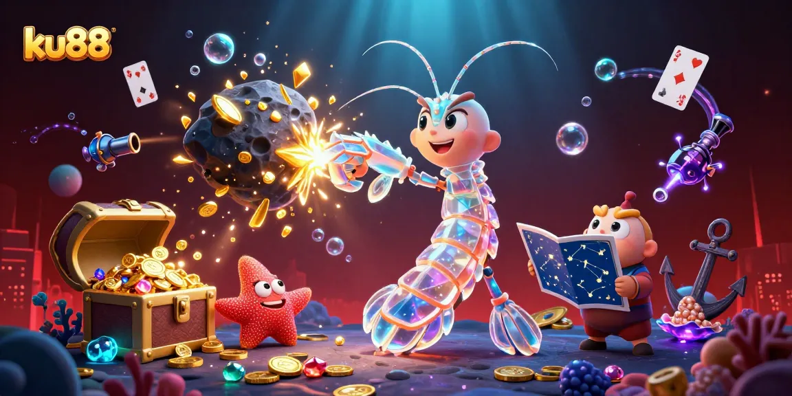 Engage with ku88's dynamic casino world featuring vibrant underwater treasures and thrilling games.
