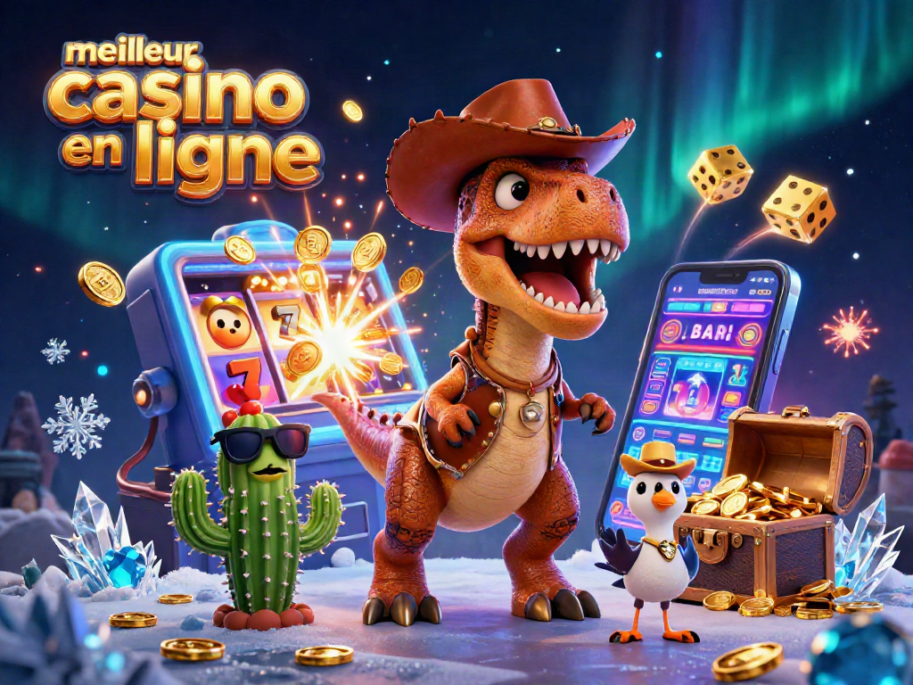 Découvrez le meilleur casino en ligne avec un T-Rex et des jeux à gains explosifs.
