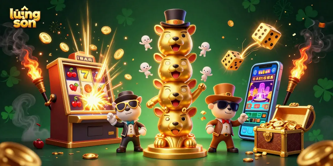Experience lively gameplay at lương sơn with engaging casino adventures in a vibrant 3D scene.