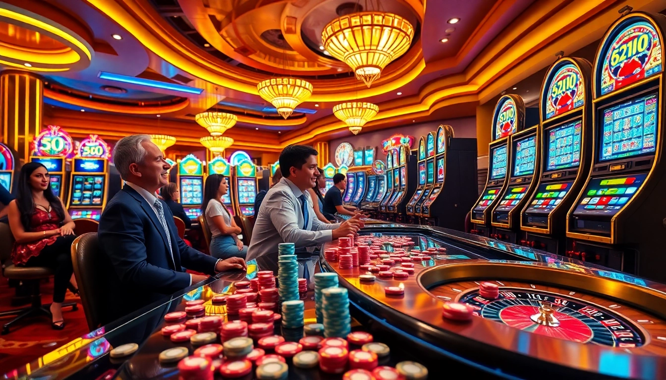 Experience the thrill of winning at slot777 machines in a luxurious casino setting.