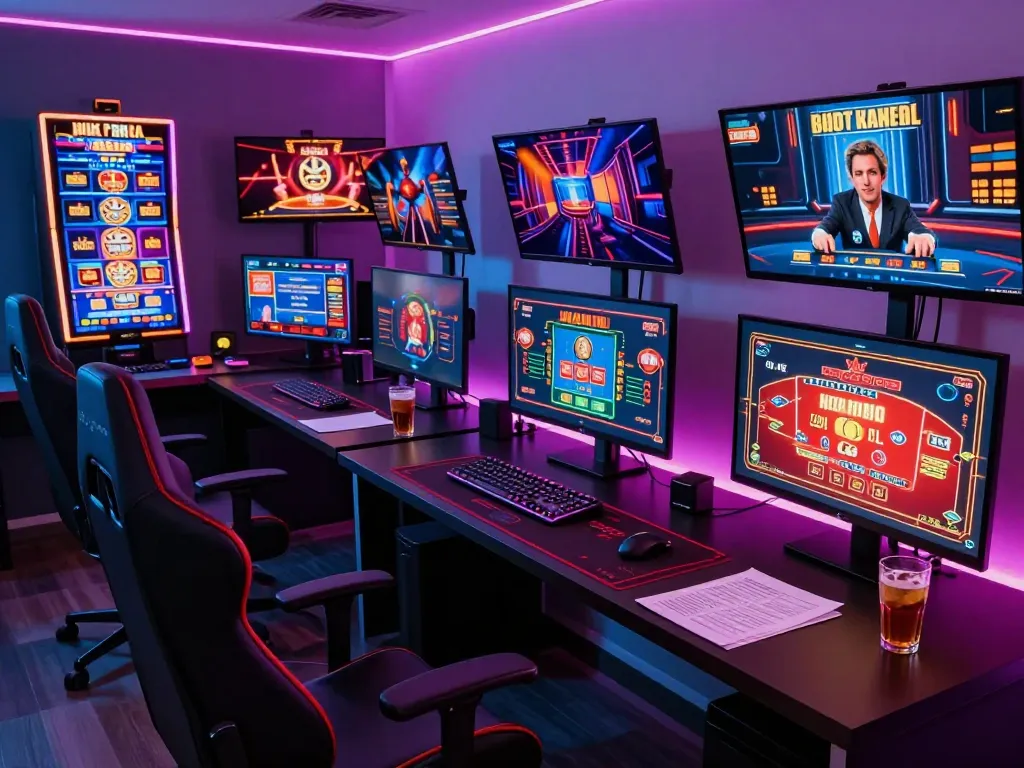 Engaging online casino gameplay on vipwin79 showcasing multiple games and vibrant atmosphere.