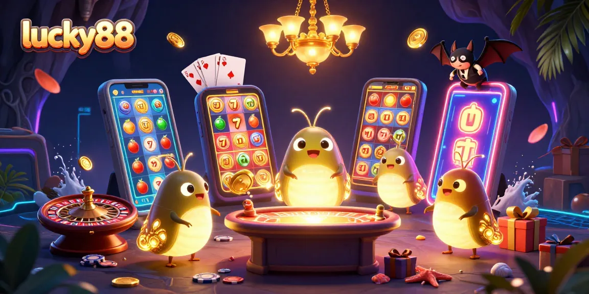 Experience thrilling gameplay with lucky88, featuring vibrant slot games and casino action!
