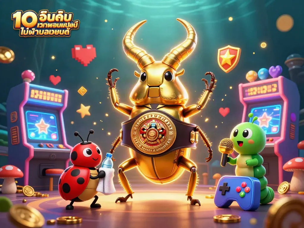 เล่นที่ 10 อันดับ เว็บพนันออนไลน์ ไม่ผ่านเอเย่นต์ กับการ์ตูน 3D แสดงถึงชัยชนะและความสนุกสนาน