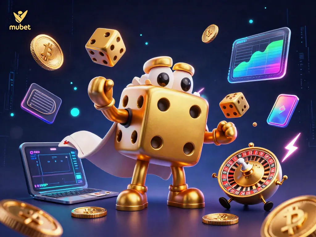 Experience mubet’s vibrant casino world with golden dice golem and stunning visuals.