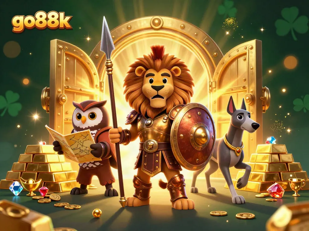 Engage in thrilling play at go88k with vibrant symbols, jackpots, and treasure-inspired elements.