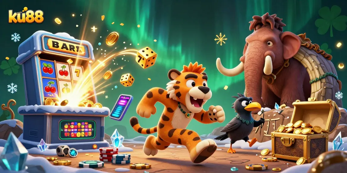 ku88 engages players with an energetic prehistoric casino filled with vibrant slots and rewards.