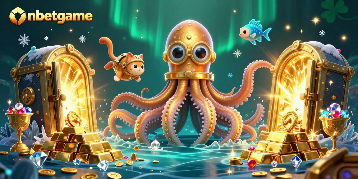 Experience nbetgame like never before with this vibrant 3D ocean-themed casino illustration.