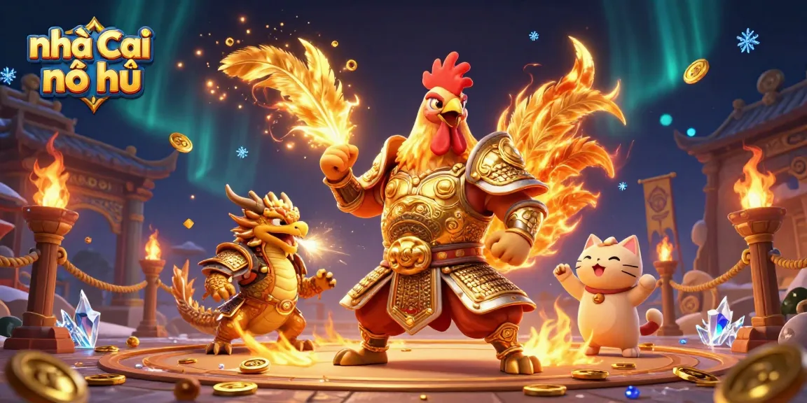 Engage in thrilling gameplay at nhà cái nổ hũ with vibrant 3D characters and an exciting casino atmosphere.