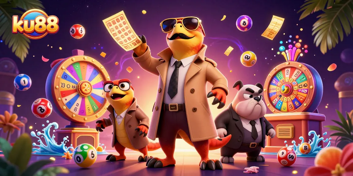 ku88 raptors in a trench coat amusingly trying to enter a casino, showcasing vibrant gaming elements
