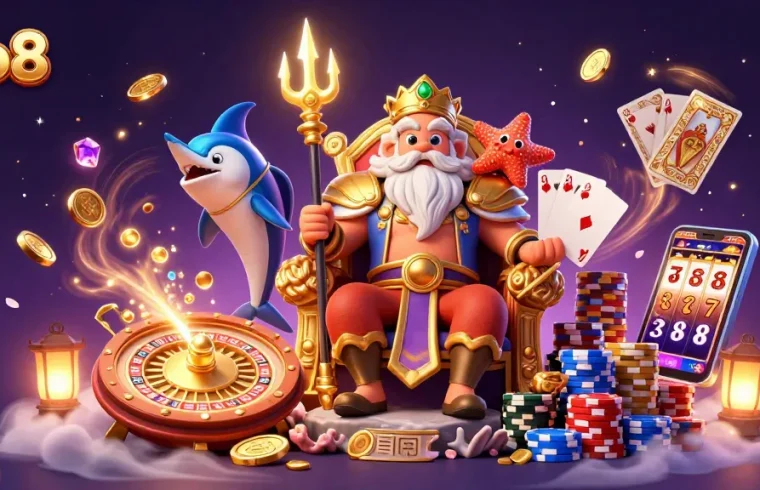 Experience the excitement of winning at ALO8 with vibrant gaming elements and characters.